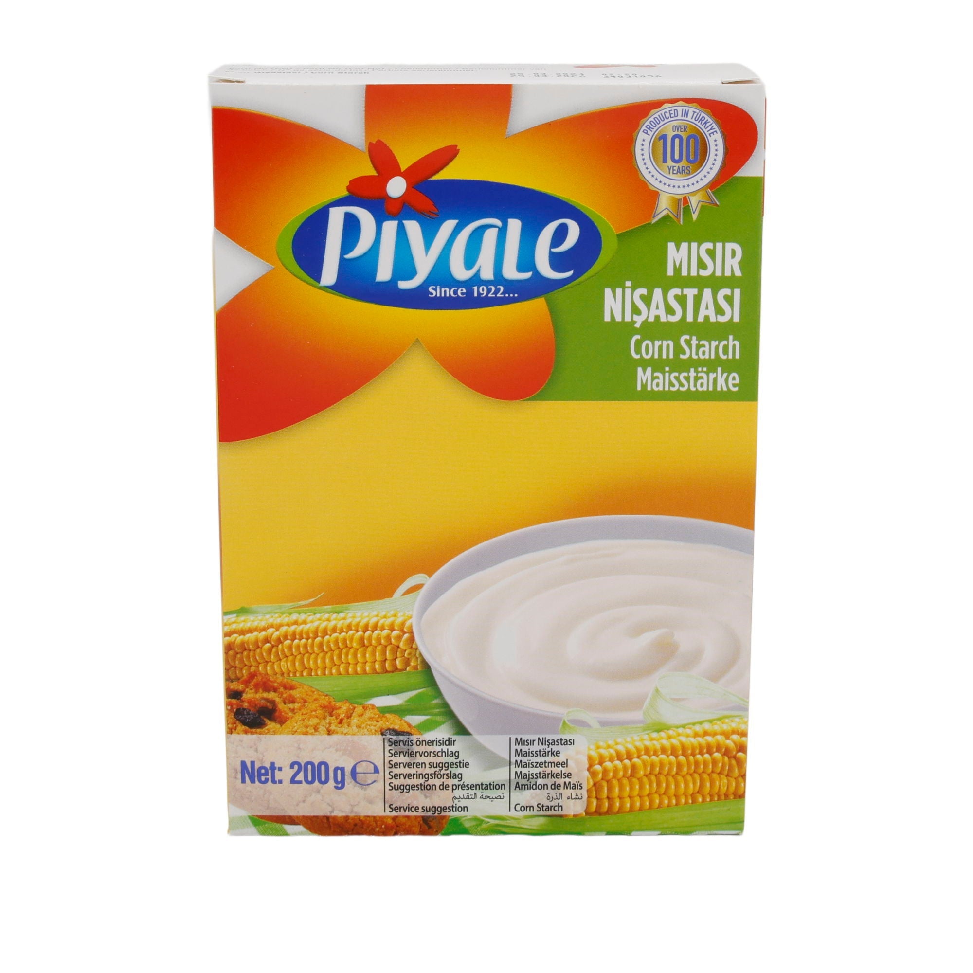 Stärke Piyale | Maisstärke | Hochwertige Stärke für vielseitige Anwendungen | 200 g PIYALE